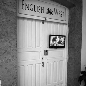 English West door